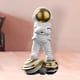 thumbnail image 5 of Estatua de astronauti, regalos Lindo arte creativo Resina Espacio exterior Coleccionables Artesanía Escultura para adorno en miniatura Guardería Hogar de pie Fernando Figuras de astronauta de resina, 5 of 8