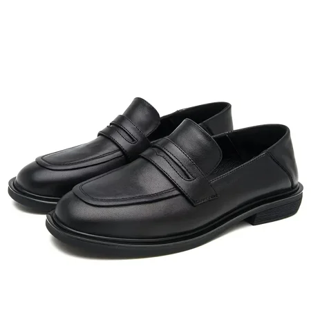 

Women‘s Soft & Comfortable Slip On Loafers Black Leather Flat Shoes Women‘s Footwear