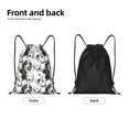 thumbnail image 5 of Kdxio Labrador Retriever Dog Print Drawstring Backpack Bag,Waterproof Draw String Back Sack, Gym Drawstring Bags Swim Bag For Unisex, 5 of 9
