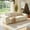 Beige, variant on CHITOOMA Modular Sectional Couch, Corduroy Ottoman, Upholstered Cube Square Footstools for Living Room Bedroom, No Assembly Required, Green