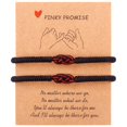 thumbnail image 1 of Pulseras de hilo rojo para parejas, protección a juego, relaciones de larga distancia, pulsera ajustable con nudo de buena suerte para amigos, familiares, mujeres, hombres, Gi, 1 of 2