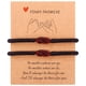 thumbnail image 1 of Pulseras de hilo rojo para parejas, protección a juego, relaciones de larga distancia, pulsera ajustable con nudo de buena suerte para amigos, familiares, mujeres, hombres, Gi, 1 of 2