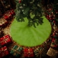 thumbnail image 4 of Christmas Tree Apron: 30.71/35.43/47.24 Inches Artificial Christmas Decorative Tree Apron, And Soft Green Furry Tree-shaped Covering, Suitable For, 4 of 4