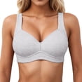 thumbnail image 1 of Brasieres de Mujer Tela de Mantequilla Sujetador Moldeador Cómodo sin Costuras con Soporte de Elevación Ajustable Sujetador Tipo Camiseta Inalámbrico para Uso Diario Grande, 1 of 8