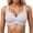 Light Gray, variant on Elara Women’s Wireless Seamless Push Up Bra Full Figure Comfort Molded Cup Black M