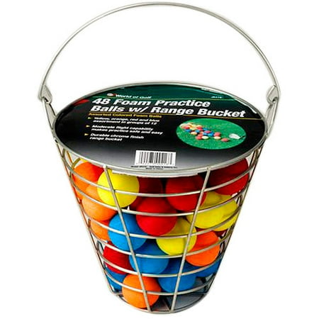 bucket balls golf jef foam range metal walmart