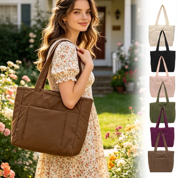 Gifts Sentmoon Waterproof Nylon Crossbody Tote Solid Color Casual Shoulder Bag Large Capacity Multi-Pocket Travel Commuter Organizer Lightweight Durable Everyday Purse