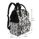 thumbnail image 2 of Disketp Lilies Flowers Mochila de Pañales de Gran Capacidad con Múltiples Bolsillos, Mochila de Viaje Multifuncional para Bebé, Unisex, Moderna y Resistente, 2 of 6