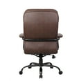 thumbnail image 7 of Boss Office Products Big and Tall B991-BB Double Plush Leather Office Chair, Brown, 7 of 7