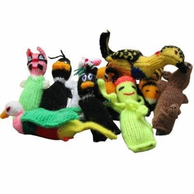 Chilly Dog Barn Yarn Hand Knit Wool Cat Toy With Catnip Single
