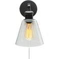 thumbnail image 5 of Globe Electric LeClair 1-Light Dark Bronze Plug-In or Hardwire Industrial Wall Sconce, 65311, 5 of 9