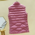 thumbnail image 5 of Lmnyox Women's Puffer Vest Lightweight Zip Up Collared Sleeveless Vest Outerwear Plus Size Winter Vest, 5 of 7