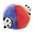 thumbnail image 2 of BRILLAR Juego de animales del bosque de peluche Treehhouse Panda con sonido de chirrido para actividades de escondite y búsqueda de perros, 2 of 5
