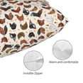 thumbnail image 3 of Balery Funny Chicken Funda de Cojín Estampada, Regalos para Mujeres, Regalos de Amor para Ella, Regalos para Novia o Esposa, Funda de Almohada-16"x24", 3 of 6