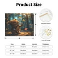 thumbnail image 2 of Lsque Cute Butterfly Bear Print Wall Art – Decorative Picture for Living Room, Bedroom, and Office (Horizontal), 2 of 6