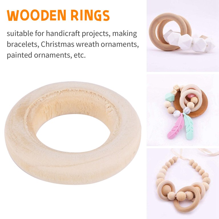 25- 1 or 25mm Wooden Circles Wood Circles Round Disc Wood Pendant