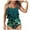 Green, variant on WREESH Womens Two Piece Swimsuit Ruffle Tankini Swimsuit Fashion Printing Bikini Push-Up Padded Swimsuit Beachwear Set Bathing Suit Green