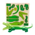 thumbnail image 1 of Rompecabezas para niños, rompecabezas de animales de madera 3D, juguetes de bloques de construcción, regalo para niños pequeños, 1 of 7