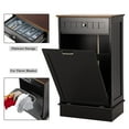 thumbnail image 4 of KIGOTY 10 Gallon Tilt-out Trash Cabinet, Pet-Proof Recycling Storage Cabinet for Kitchen ,Black, 4 of 8