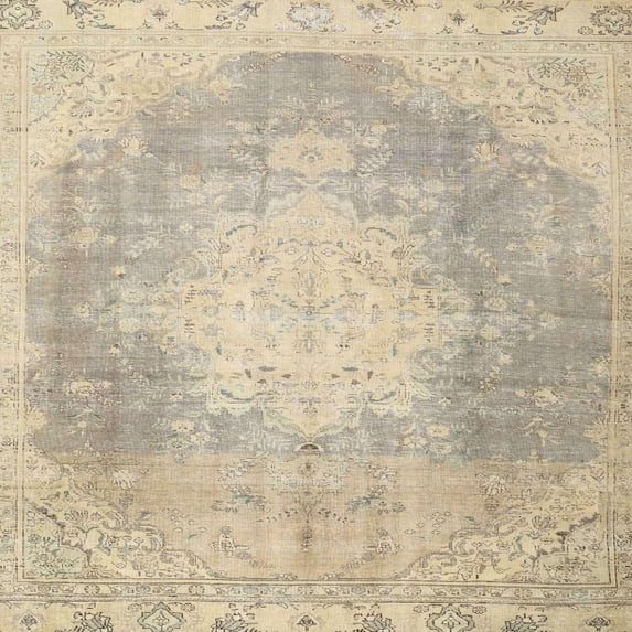 Ahgly Company Indoor Square Traditional Brown Persian Area Rugs, 5' Square