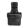 thumbnail image 1 of 1 Pair Motorcycle Side Pouch PU Leather Waterproof Saddlebag Car Modification Hanging Bags Black, 1 of 5