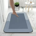thumbnail image 7 of Under $5! InsCrazy Bathroom Rugs Diatomite Bathroom Water Absorbent Floor Mats Bathroom Doorway Non-Slip Foot Mats Sink Toilet Quick Dry Floor Mats 17" x 24", 7 of 7