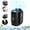 Black, variant on LC-dolida Portable Silent Clip On Fan, Waist Hanging Neck Fan with Flashlight & LED Display,120 Speed Adjustable 360° All-around Airflow Long Battery Life for Travel Outdoor Camping Indoor(Black)