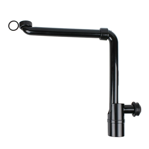 1-1/4inch Slip Inlet Drain Space Saving Sink Waste Trap Adjustable Washbasin Siphon Bathroom Basin Sink Waste Trap