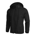 thumbnail image 4 of COOFANDY Mens Raincoats with Hood Packable Lightweight Waterproof Rain Jacket Foldable Rain Coat, 4 of 12