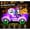 Purple Truck, variant on 8FT Halloween Inflatable Pumpkin Stack with Witch Hat Cat, Built-in LED Lights, Large Outdoor Halloween Yard Decorations for Lawn Garden Party