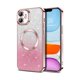 thumbnail image 1 of HAYAN for iPhone 11 Case Clear Magnetic Glitter Phone Cases [Compatible with MagSafe] Full Camera Lens Protector Slim Gradient Sparkle Luxury Plating Shockproof Protective Cover Women Girls, Pink, 1 of 1