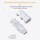 thumbnail image 2 of Protector de cable de silicona Bite Cord Sleeve Wire Winder (Blanco para iluminación) Likrtyny  Para estrenar, 2 of 3