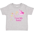 thumbnail image 3 of Inktastic I Love My Daddy Girls Toddler T-Shirt, 3 of 5
