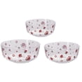 thumbnail image 4 of 3 Pcs Bols à Salade à la Mode Bol en Verre Chic Bol de Service pour Aliments pour la Maison, 4 of 8