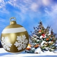 thumbnail image 4 of 60cm Inflatable Christmas Ball with Light Glow Giant Atmosphere Ball Home Garden, 4 of 8