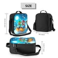 thumbnail image 2 of Lsque Mario Lunch Bag Lunch Box for Women Men Reusable Insulated Lunch Tote Bag,Leakproof Thermal Cooler Sack Food Handbags Case High Capacity, 2 of 9
