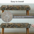 thumbnail image 5 of Yuyamidu Camo Bench Cover for Dining Table Hunting Branch Jacquard Bench Seat Protector Cover with Elastic Edge Easy to Install Furniture Protector Gift for Holiday, 5 of 8