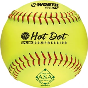 ASA Hot Dot AHD12SY Softball (Gold Dot Softball Best Price)