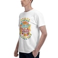 thumbnail image 4 of Jesus - Révolution Peuple Van Rétro Bus Foi Chrétienne T-Shirt Basique à Manches Courtes pour Hommes Blanc TTG, 4 of 5