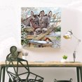 thumbnail image 4 of Cuadros Decorativos Kit de pintura de diamante redondo de taladro completo con imagen de burro de mosaico 5D DIY (B1355) Wdftyju embutido en tela, 4 of 9