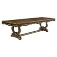 thumbnail image 3 of Acme Latisha Trestle Dining Table with Leaf in Antique Oak Indoor, 3 of 11