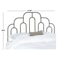 thumbnail image 5 of SAFAVIEH Paloma Metal Retro Geometric Headboard, Queen, Black, 5 of 6