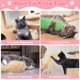 thumbnail image 3 of Juguete con clip para gatos Dola adecuado para gatitos de interior: 3 juguetes de almohada suaves y duraderos: juguetes interactivos para gatos, juguetes de limpieza adecuados para gatitos, 3 of 5