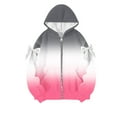 thumbnail image 4 of Fall Jacket Sevevn Women's Zip Up Jacket Bow Tie Long Sleeved Loose Hooded Sweatshirt, 4 of 4
