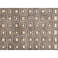 thumbnail image 1 of Ahgly Company Machine Washable Indoor Rectangle Contemporary Tan Brown Area Rugs, 5' x 7', 1 of 7