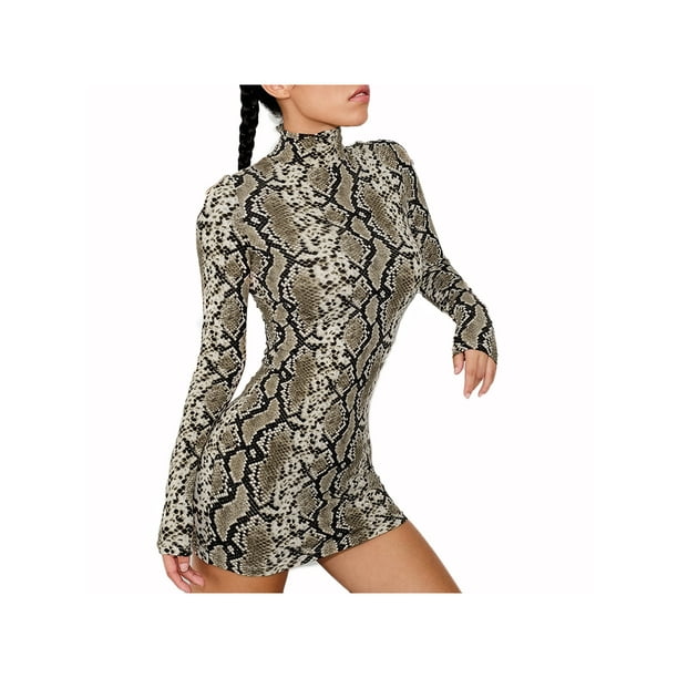 Women One Piece Bodycon Long Seeves Dress Cocktail Party Club Dresses Fashion Walmart Com
