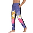 thumbnail image 3 of Kdxio Dog Washes in a Bath Pattern Joggers,Sweatpants for Men with Pockets-Small, 3 of 5