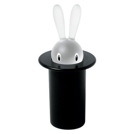 A Di Alessi Magic Bunny Toothpick Holder - Black
