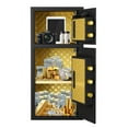 thumbnail image 6 of Large Double Door Security Safe Box, Digital Security Safe with Keypad and Key, 3.5 Cubic Home Safe Lock Box with Code Function for Office, Home, 6 of 7
