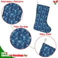 thumbnail image 5 of Christmas Stockings,Blue Christmas Snowflake Pattern Stockings Christmas,14.8'' Xmas Stockings,Christmas Party Favors,Christmas Party Decorations,Christmas Stockings Personalized, 5 of 5